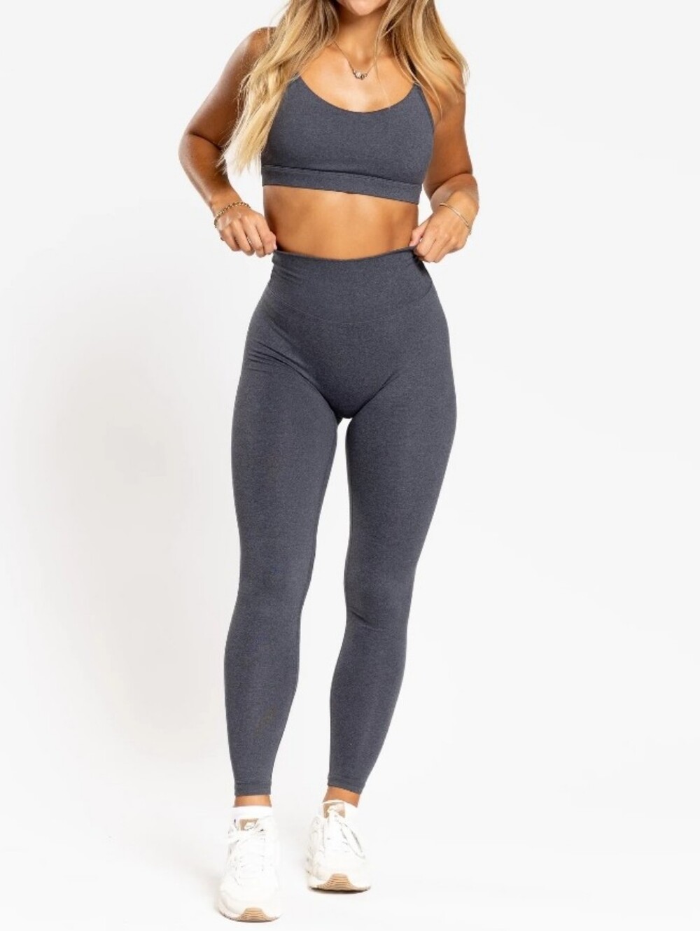 Ptula Bare Blue Sports Bra and High-Waist Leggings Set
